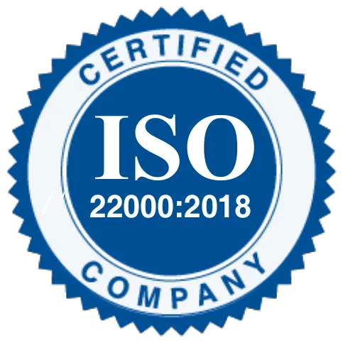 ISO 22000:2018 Certificate